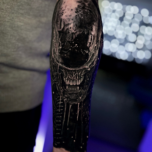 Male Black and Grey Realism tattoo on Forearm #85490 | Tattoo Artist Sergey Pahabov