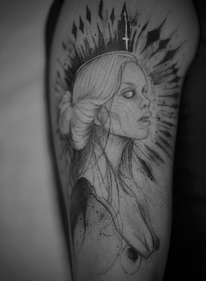 Tattoo Idea # Tattoo Artist Valeriya Zhuravleva