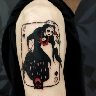 Male Color Illustrative tattoo on Shoulder #103059 | Tattoo Artist Kira Akira