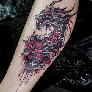 Male Color Graphic tattoo #91264 | Tattoo Artist Anastasiya Azari