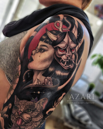 Tattoo Idea # Tattoo Artist Anastasiya Azari