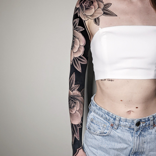 Blackwork tattoo #91790 | Tattoo Artist Nikita Petrov