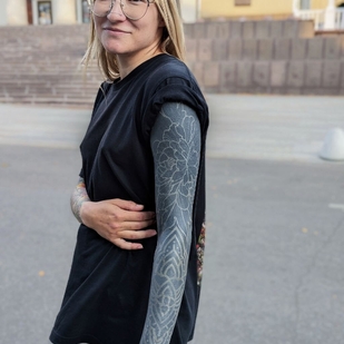 Blackwork tattoo #91793 | Tattoo Artist Nikita Petrov