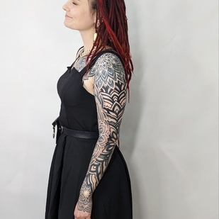 Ornamental tattoo #91802 | Tattoo Artist Nikita Petrov