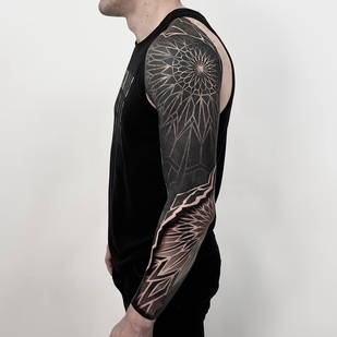 Ornamental tattoo #91803 | Tattoo Artist Nikita Petrov