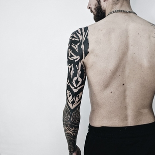 Ornamental tattoo #91840 | Tattoo Artist Nikita Petrov