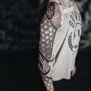 Ornamental tattoo #91851 | Tattoo Artist Nikita Petrov