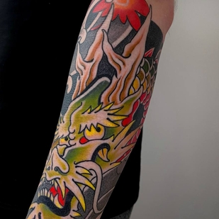 Male Color Japanese tattoo #92160 | Tattoo Artist Ivan Shlyapnikov