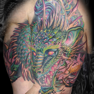 Male Color  tattoo on Sleeve #92225 | Tattoo Artist Loren Fetterman