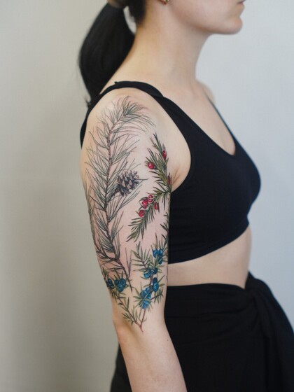 Tattoo Idea # Tattoo Artist Polina Red Head