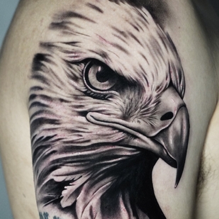 Male Black and Grey Realism tattoo on Shoulder #96949 | Tattoo Artist Daniel Escalante