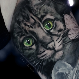 Female Black and Grey Realism tattoo #101889 | Tattoo Artist Olga Tokareva