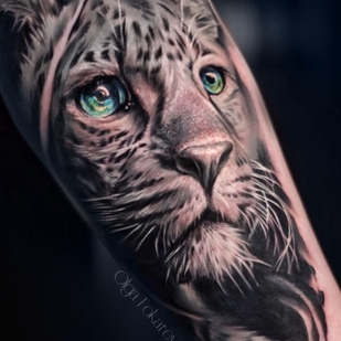 Female Black and Grey Realism tattoo on Forearm #101895 | Tattoo Artist Olga Tokareva
