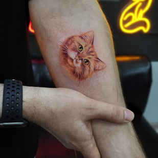 Male Color Micro realism tattoo on Forearm #92862 | Tattoo Artist Alisa Lisova