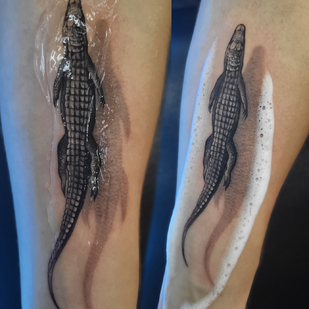 Male Black Graphic tattoo on Back #92867 | Tattoo Artist Alisa Lisova