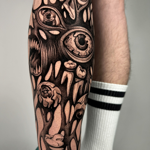 Male Black Graphic tattoo #93225 | Tattoo Artist Eesome_tattoo