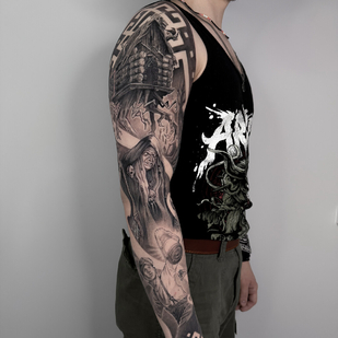 tattoo #102634 | Tattoo Artist Anton Hasanov