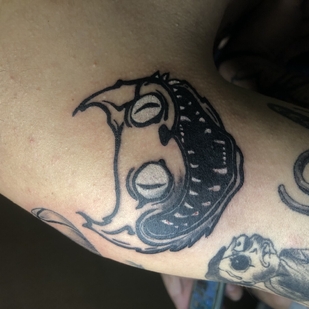 Male Black and Grey  tattoo on Shoulder #97281 | Tattoo Artist Svetlana Aleksina