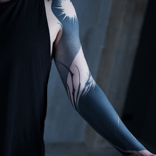 Male Black and Grey Ornamental tattoo #94202 | Tattoo Artist Aleksey Varma