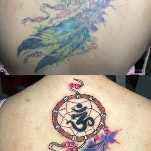Female  Cover-up tattoo on Back #93684 | Tattoo Artist Neto Tattoo Florida