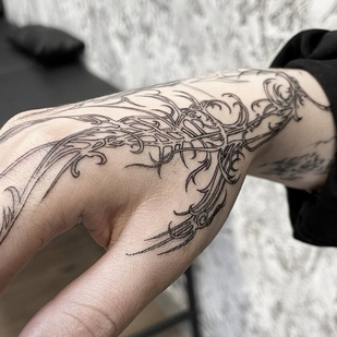 Female Black Author's Style tattoo #94441 | Tattoo Artist nunichego shtyrikova