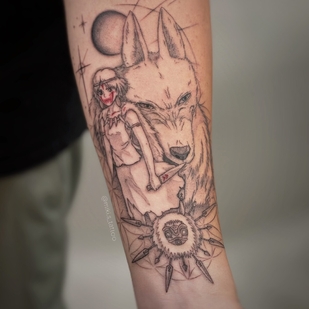 Male Black and Grey Anime tattoo on Forearm #94760 | Tattoo Artist Miki Sheir