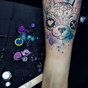 Female Color Watercolor tattoo #95585 | Tattoo Artist Chris Ape
