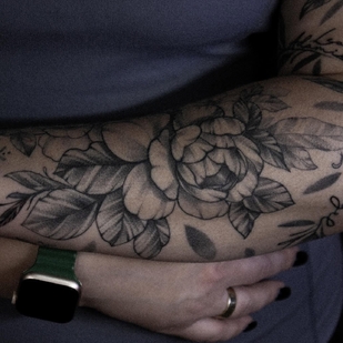 Female Black and Grey Graphic tattoo #95988 | Tattoo Artist Daria Duck