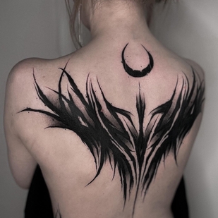 Black  tattoo #96389 | Tattoo Artist Tatyana Puzikova