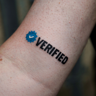 Male Color Lettering tattoo #97740 | Tattoo Artist Alena