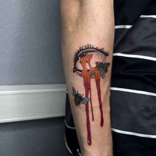 Color  tattoo on Forearm #99266 | Tattoo Artist Gonchar Anastasiya