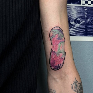 Male Color  tattoo on Shoulder #99267 | Tattoo Artist Gonchar Anastasiya