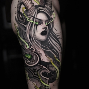 tattoo #100584 | Tattoo Artist Yavorskaya Anastasiya