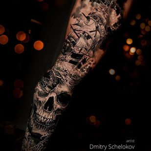 tattoo #100096 | Tattoo Artist Schelokov Dmitriy