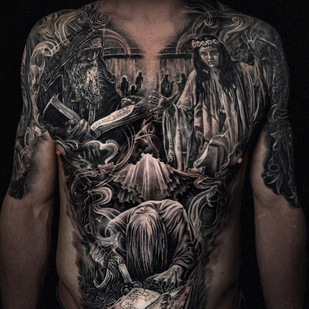 tattoo #100105 | Tattoo Artist Schelokov Dmitriy