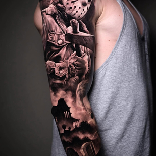 Male Black and Grey Realism tattoo #100770 | Tattoo Artist Anton Martiushev