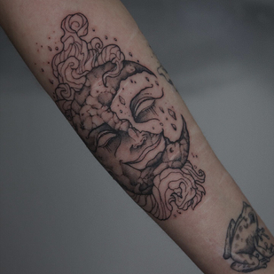 Black Author's Style tattoo on Forearm #100211 | Tattoo Artist Arturs Garoza
