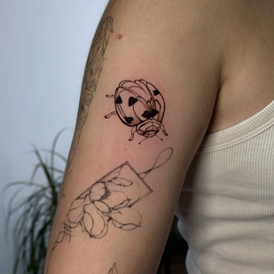 Black  tattoo #100938 | Tattoo Artist Angelina Kovalerova