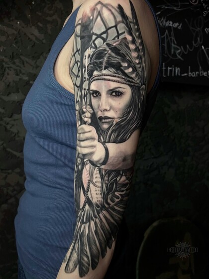 Tattoo Idea # Tattoo Artist Anastasia Kiseleva 