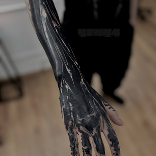 Male Black Abstract tattoo #102256 | Tattoo Artist BENUATATTOO