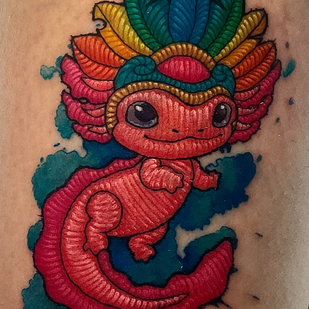 Female Color Patch tattoo on Forearm #102392 | Tattoo Artist Rafaela Herrera Art