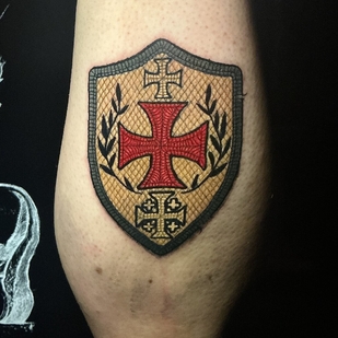 Male Color Patch tattoo on Forearm #102395 | Tattoo Artist Rafaela Herrera Art