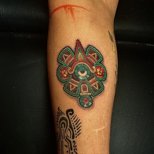 Male Color Patch tattoo on Forearm #102398 | Tattoo Artist Rafaela Herrera Art