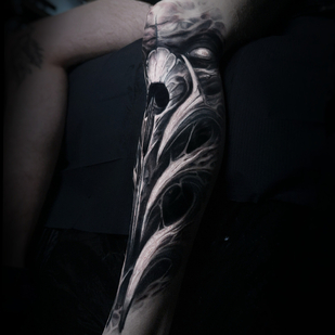 Male Black and Grey Freehand tattoo #103853 | Tattoo Artist Marin Yordanov - Yordanov Arts