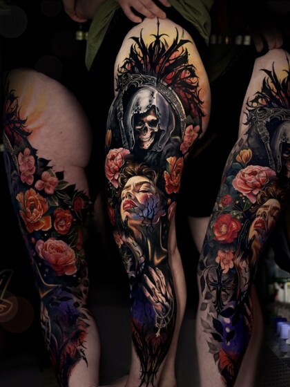 Tattoo Idea # Tattoo Artist Anastasiia Mikaskina aka Mika RedHead