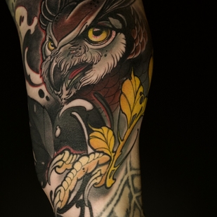 Male  Neo-traditional tattoo #103651 | Tattoo Artist Anastasiia Mikaskina aka Mika RedHead