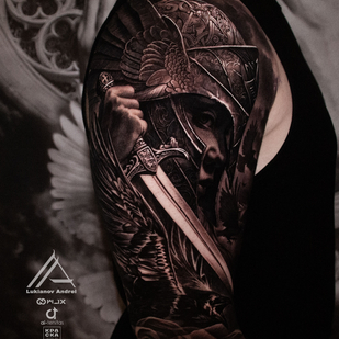 Black and Grey Realism tattoo #91147 | Tattoo Artist Andrey Lukyanov