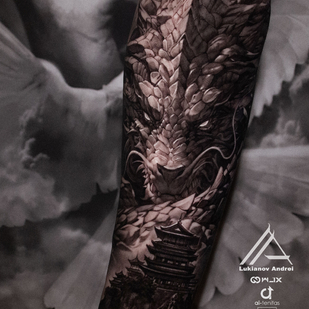 Black and Grey  tattoo #91154 | Tattoo Artist Andrey Lukyanov