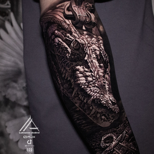 Black and Grey  tattoo #91160 | Tattoo Artist Andrey Lukyanov