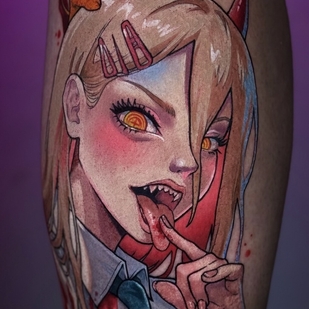 Color Anime tattoo #102847 | Tattoo Artist Alena Lang